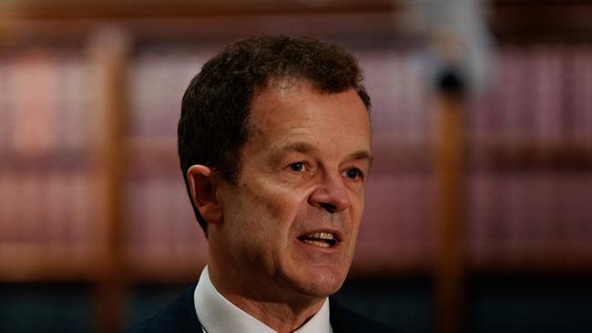 NSW Opposition Leader Mark Speakman has warned of a ‘catastrophe’ this Christmas for commuters. Picture: NewsWire / Nikki Short