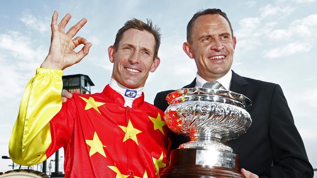 Hugh Bowman and Chris Waller formed a lethal Group 1 partnership last season. Picture: Colleen Petch.