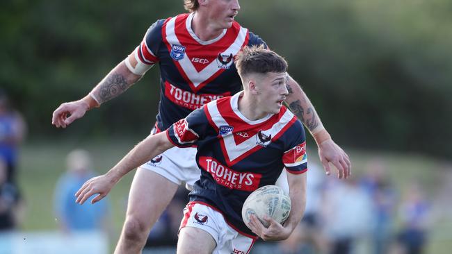 Riley Burke laid on the pass for the matchwinning try. Picture: Sue Graham