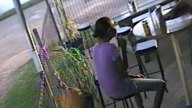 CCTV footage from the Exchange Hotel in Coen of Archer River Quarry caretaker Thomas Byrnes and missing Kowanyama mother-of-two Allison Neridine Bernard. February 10, 2013.