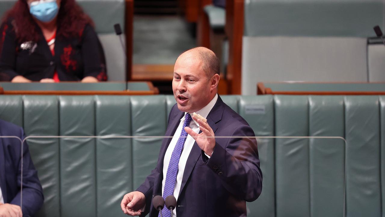 Treasurer Josh Frydenberg has faced a curly question on breakfast television. Picture: NCA NewsWire / Gary Ramage