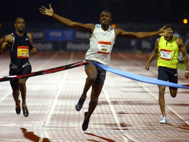 Prior to the summer Olympics, Bolt traveled to New York to compete in the Reebok Grand Prix in May of 2008. Picture: AFP