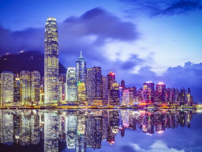 Hong Kong city skyline from Victoria Harbor. Picture: iStock