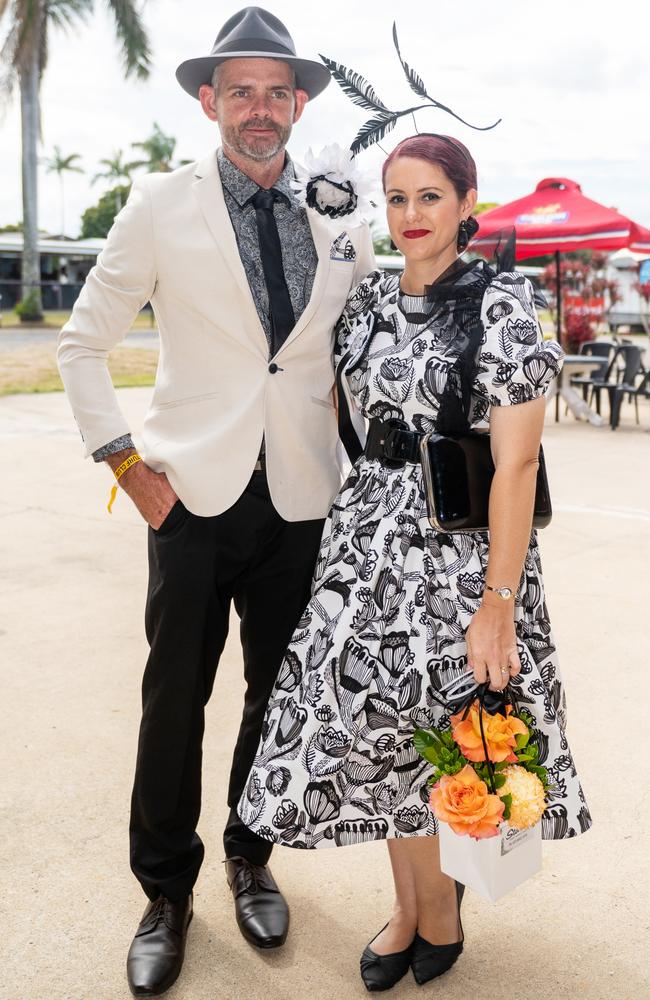 Steven Dutton and Anna Dutton at NQ Classic Derby Day Mackay Turf Club Saturday 30 September 2023 Picture: Michaela Harlow