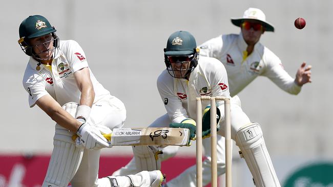 Marnus Labuschagne had good stint out in the middle in the intra-squad match at Southampton. Picture: Getty Images