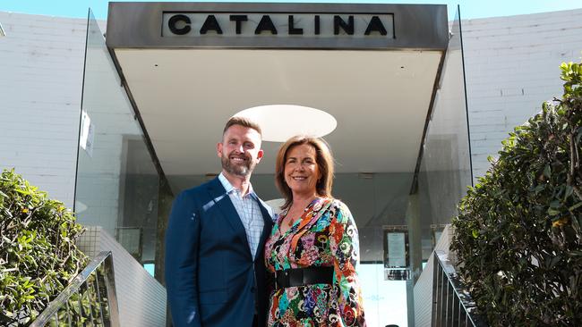 Catalina owner Judy McMahon with her son James. Picture: Gaye Gerard