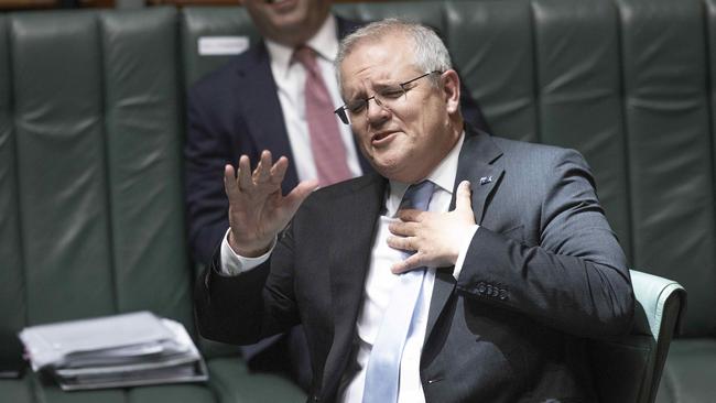 Prime Minister Scott Morrison would be gambling on historically poor odds. Picture: NCA NewsWire/Gary Ramage