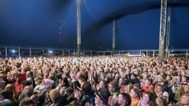 Revellers at Queenscliff Music Festival in 2019. Picture: Alan Barber