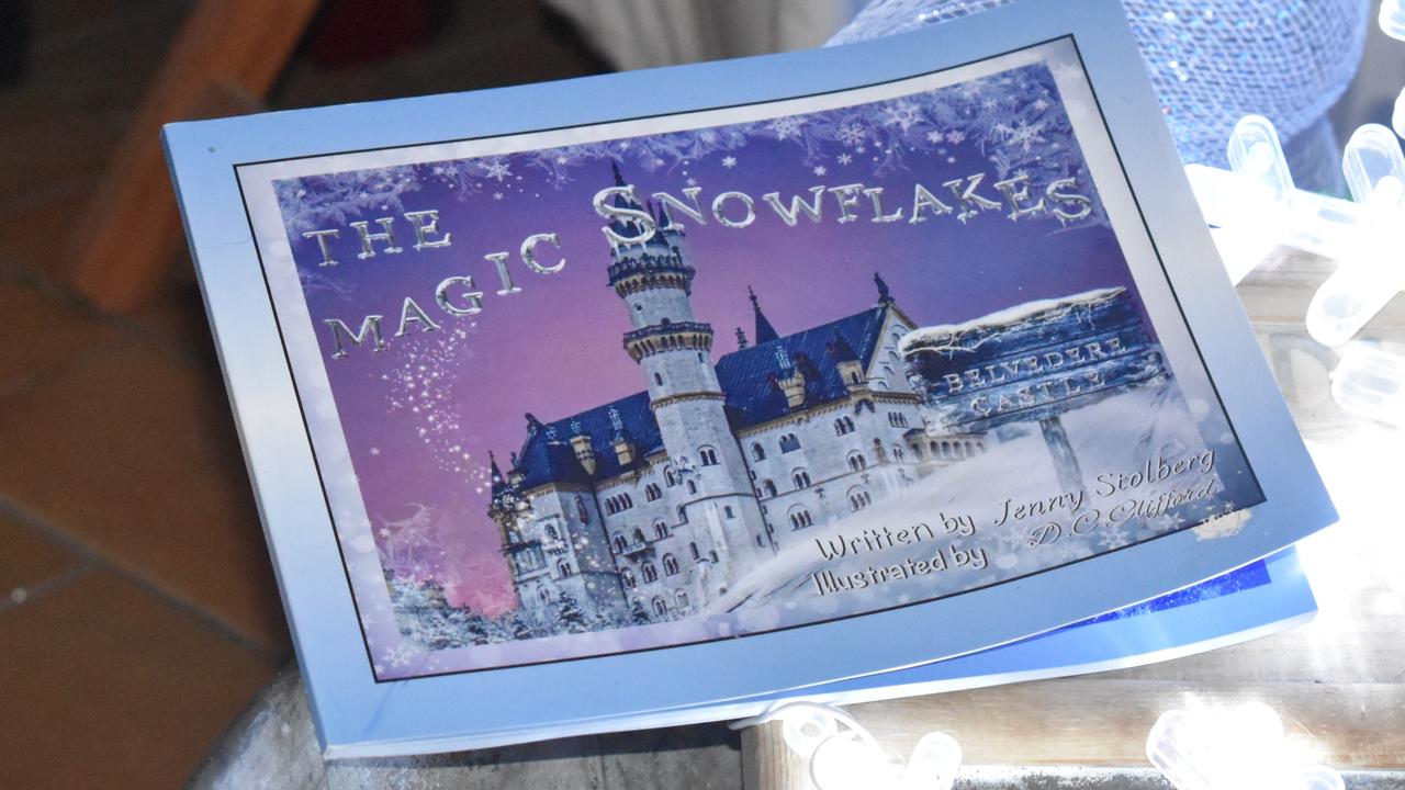 The Magic Snowflake, a children’s book written by Jenny Stolberg, has its own display. Photo: Elizabeth Neil