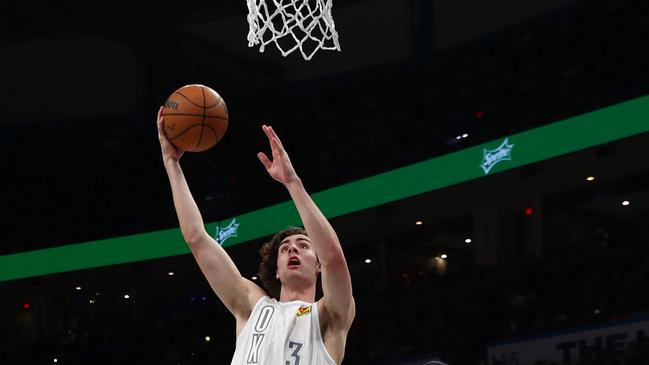 Josh Giddey once again proved his insane value to the Thunder. Picture: Zach Beeker/NBAE via Getty Images