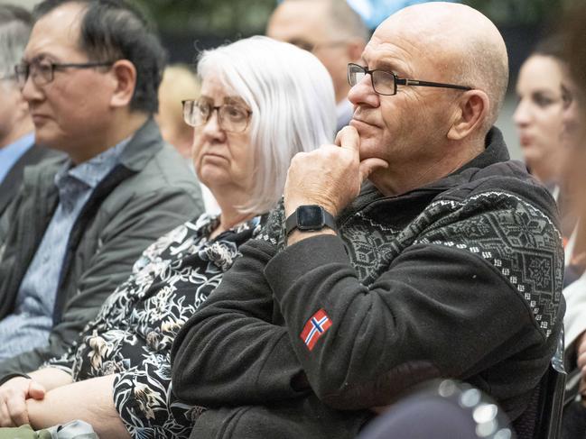 The lively debate had a captive audience. Picture: Matthew Vasilescu