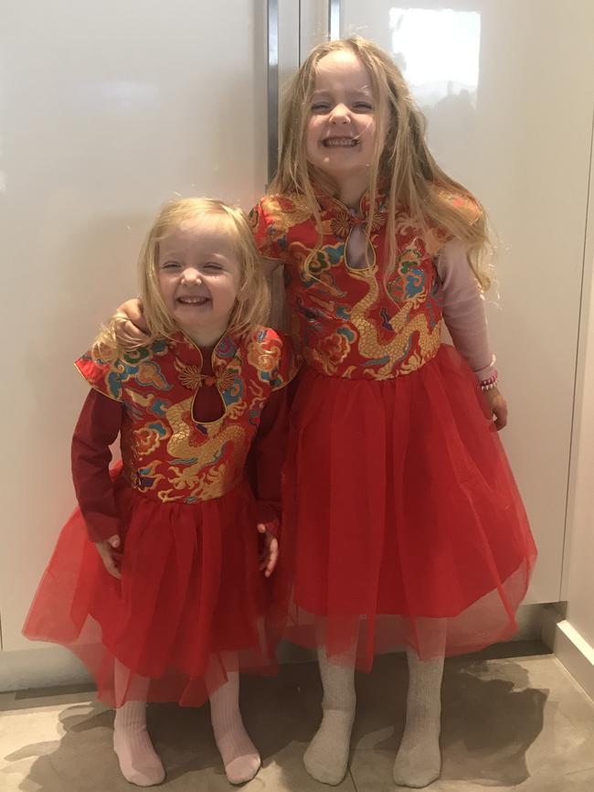 Lanai Scarr’s daughters Edy, 2.5 and Molly, 4. (Pic: Supplied)