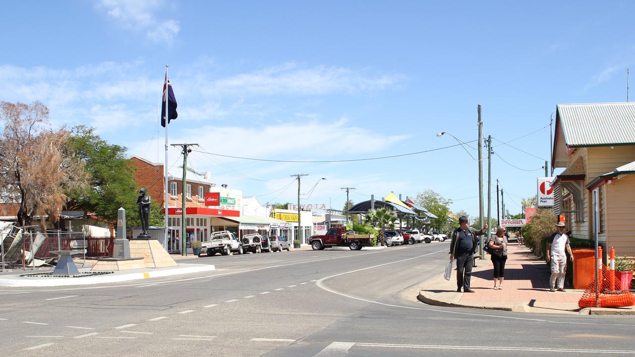 Julia Creek’s main street. The town has faced a doctor shortage for more than a decade