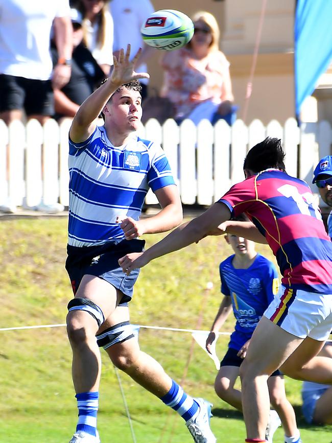 Nudgee College player Jack Harley Nudgee College v BSHS in the GPS First XV rugby. Saturday August 20, 2022. Picture, John Gass