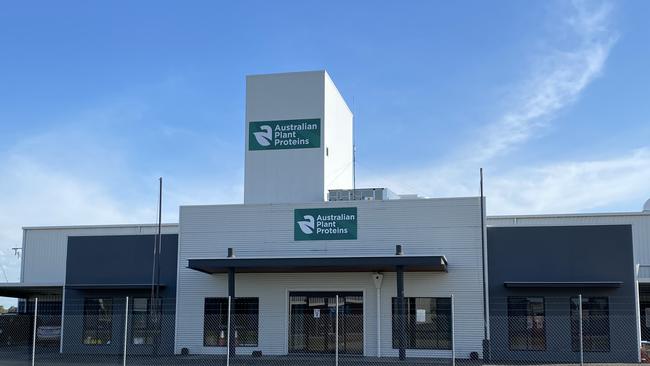 The Australian Plant Proteins manufacturing facility in Horsham.