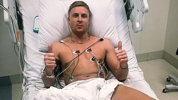 2018 Bachelorette contestant Paddy Colliar was the victim of a stabbing overnight at Para Hills West. Picture: Instagram