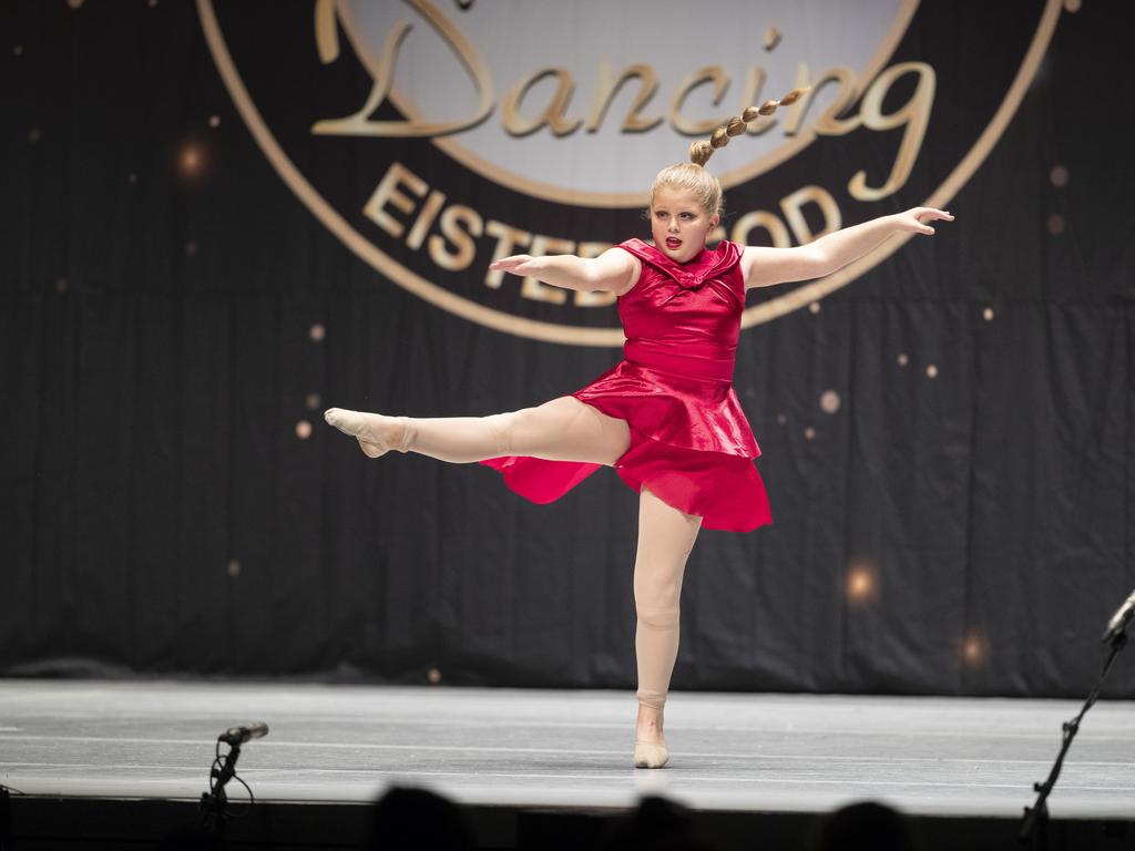 Southern Tasmanian Dancing Eisteddfod, Jorja Hughes (DW)) during the 12 Years Jazz Solo at Wrest Point. Picture: Chris Kidd