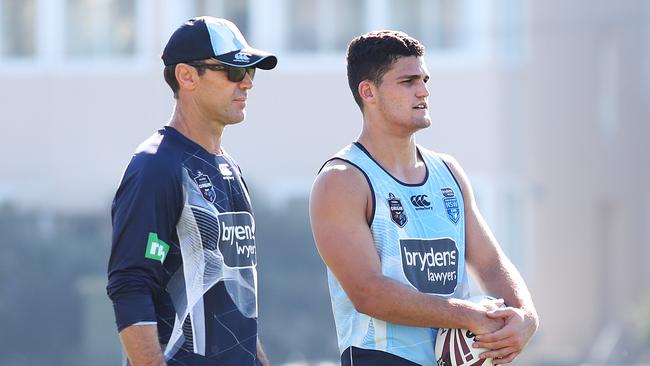 Brad Fittler wants Nathan Cleary to step up for the Panthers. Picture: Brett Costello