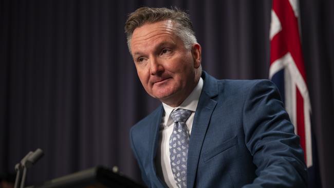 Energy Minister Chris Bowen. Picture: NCA NewsWire / Martin Ollman