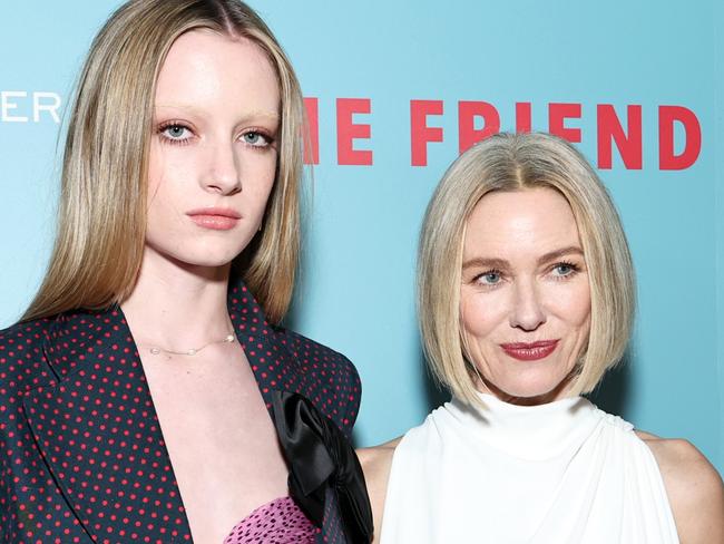 NEW YORK, NEW YORK - MARCH 24: (L-R) Kai Schreiber and Naomi Watts attend "The Friend" New York Premiere at iPic Theater on March 24, 2025 in New York City. (Photo by Jamie McCarthy/Getty Images)