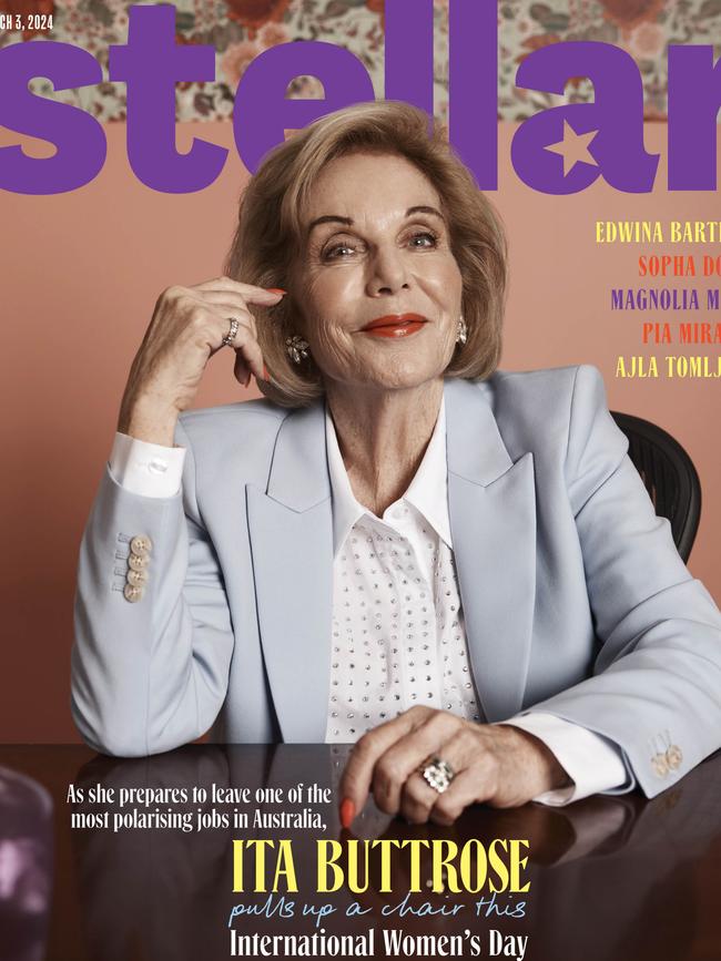Ita Buttrose is on the cover of Stellar, out Sunday. Picture: Damian Bennett for Stellar
