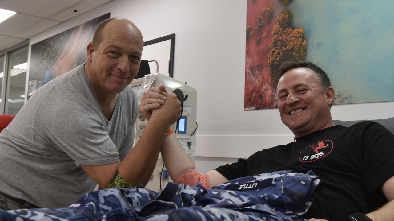 ‘Get in that chair’: ADF roll up sleeves to give blood