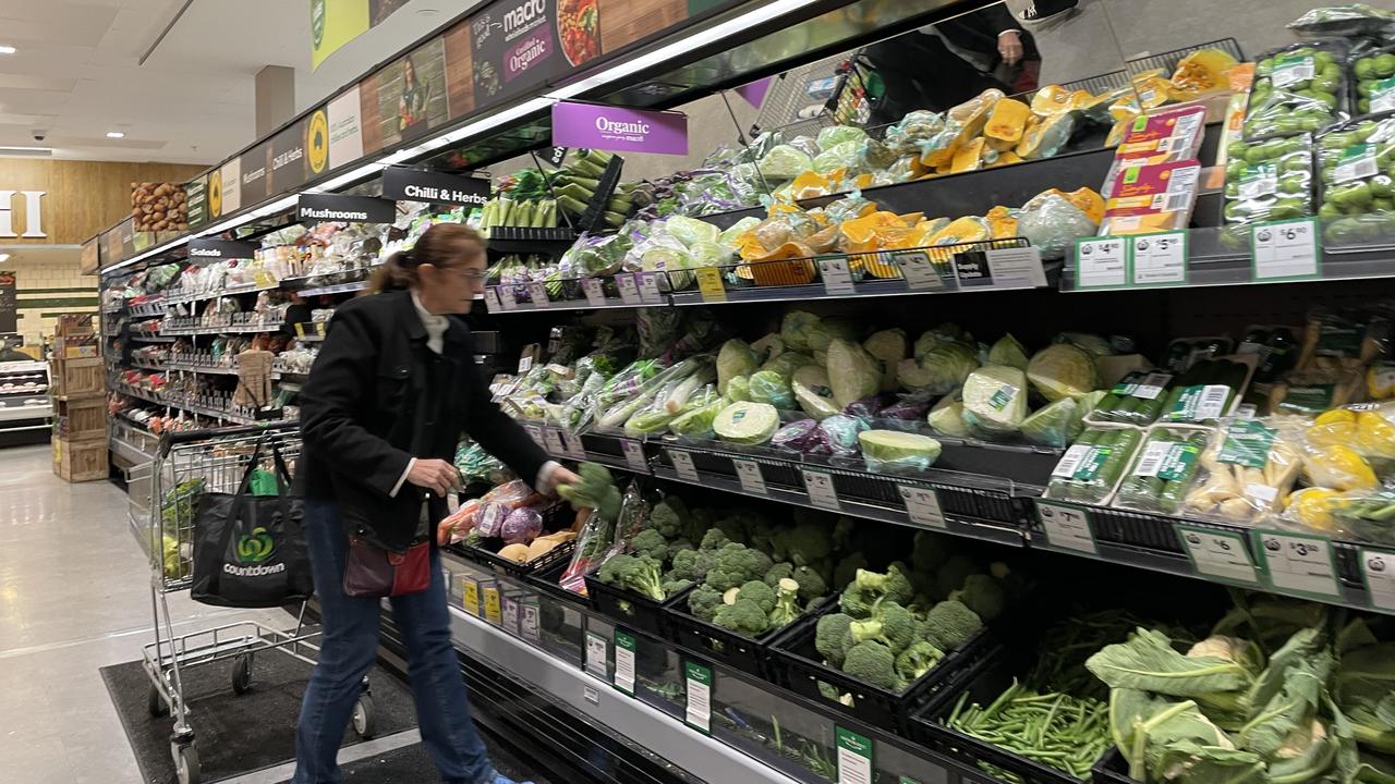 Annual food inflation has eased for the sixth quarter in a row. Picture: NewsWire / David Crosling