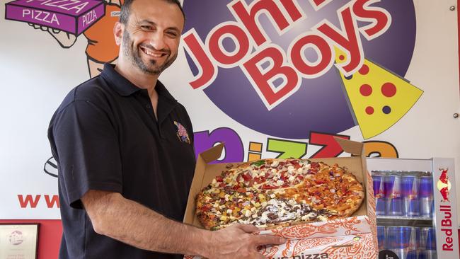 Number 2: Safet Dauti at Johnny Boys Pizza in Keysborough. Picture: Andy Brownbill