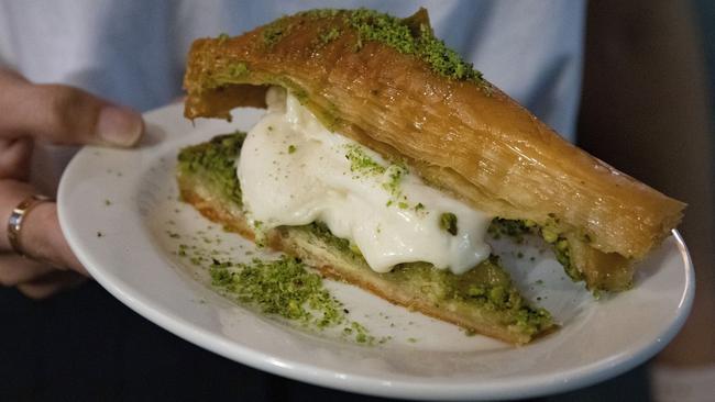 The baklava ice-cream sandwich. Picture: Jenifer Jagielski