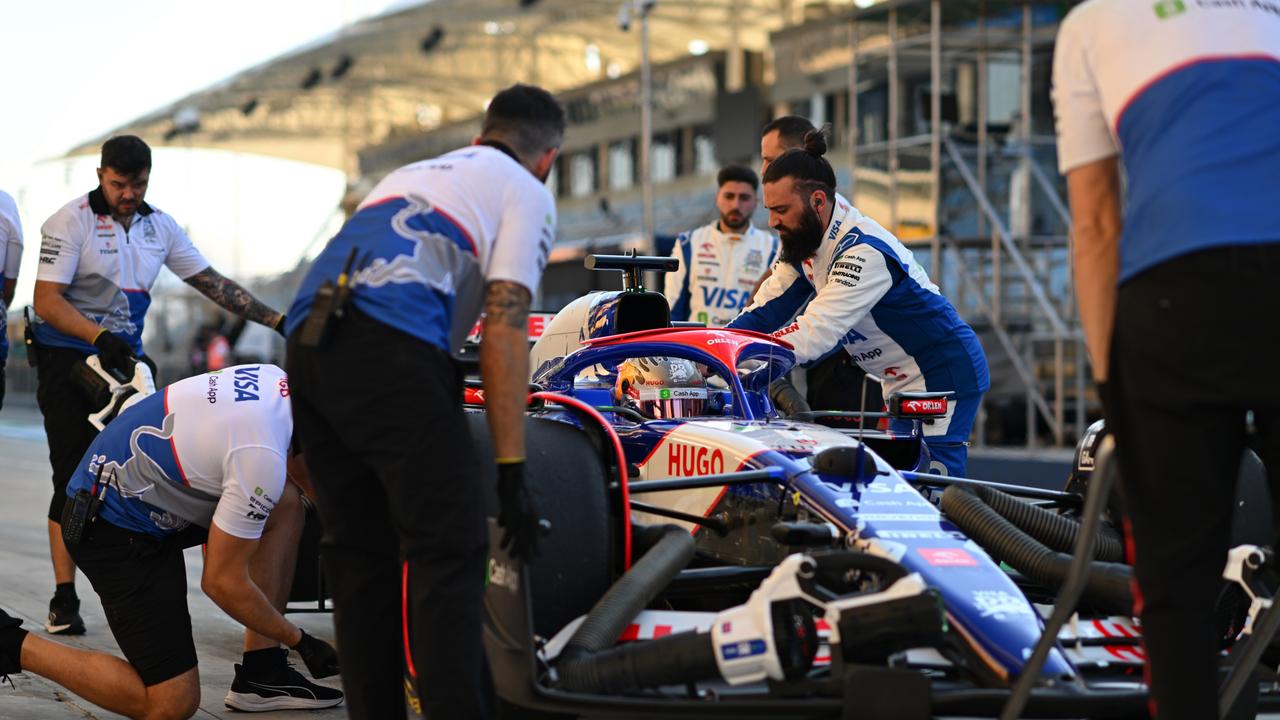 Daniel Ricciardo in the pits. Photo by Rudy Carezzevoli/Getty Images.