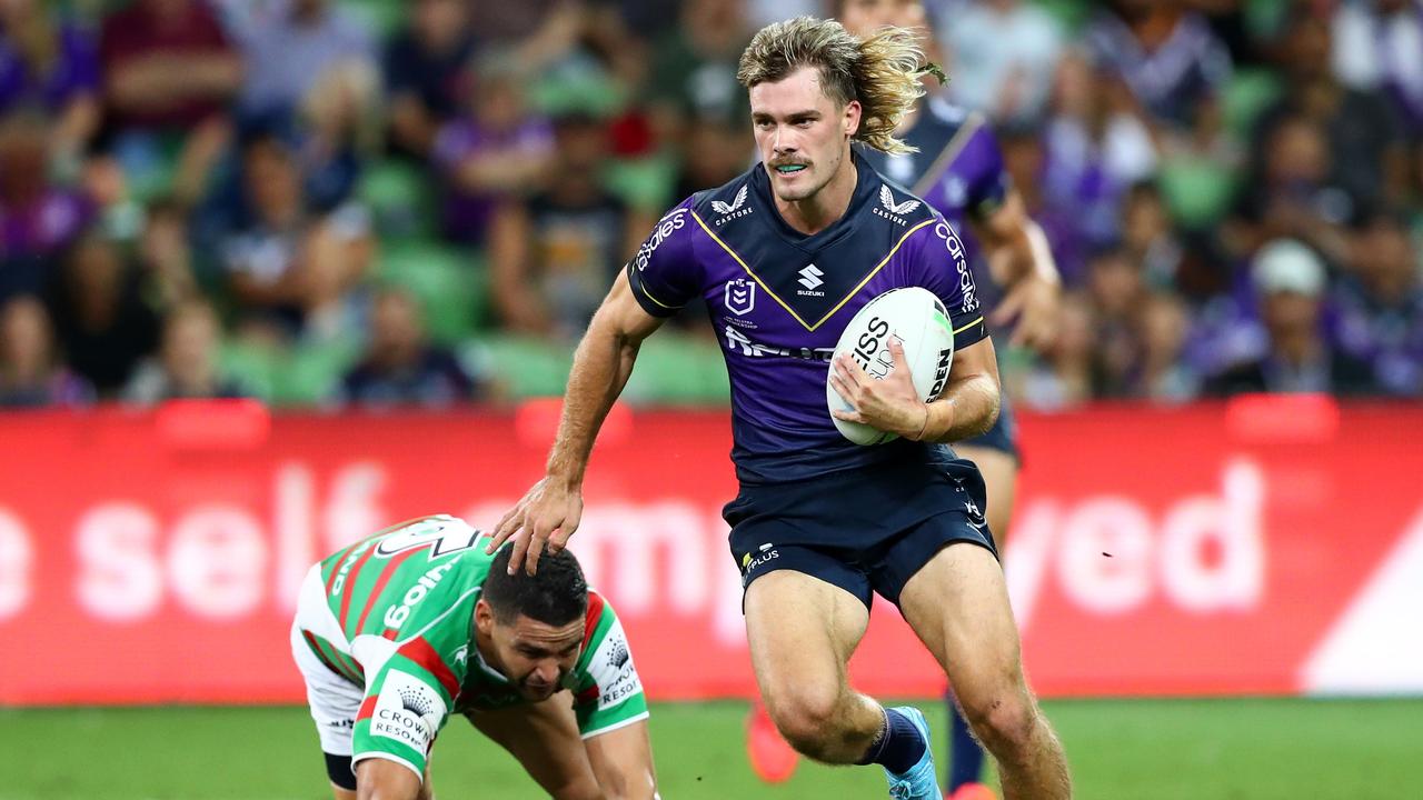 Ryan Papenhuyzen was the matchwinner for the Storm. Picture: Kelly Defina/Getty Images