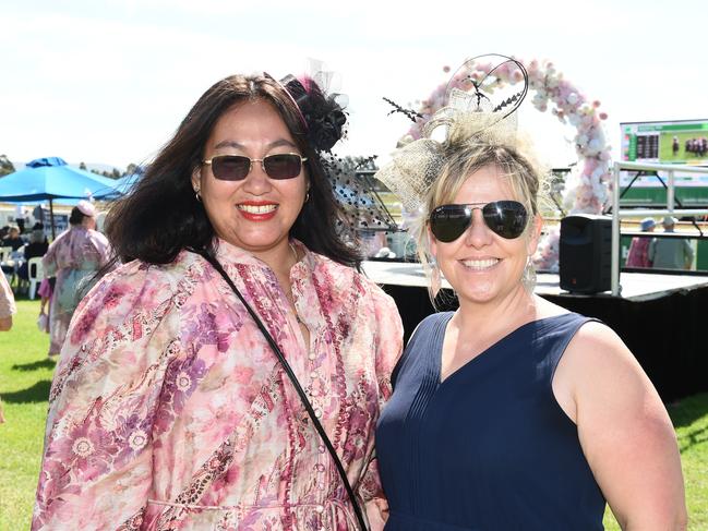 Bairnsdale Cup 2025. Honey Gillick and Corina Podger. Picture: David Smith