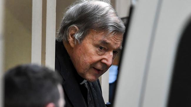 Cardinal George Pell last year. Picture: AFP