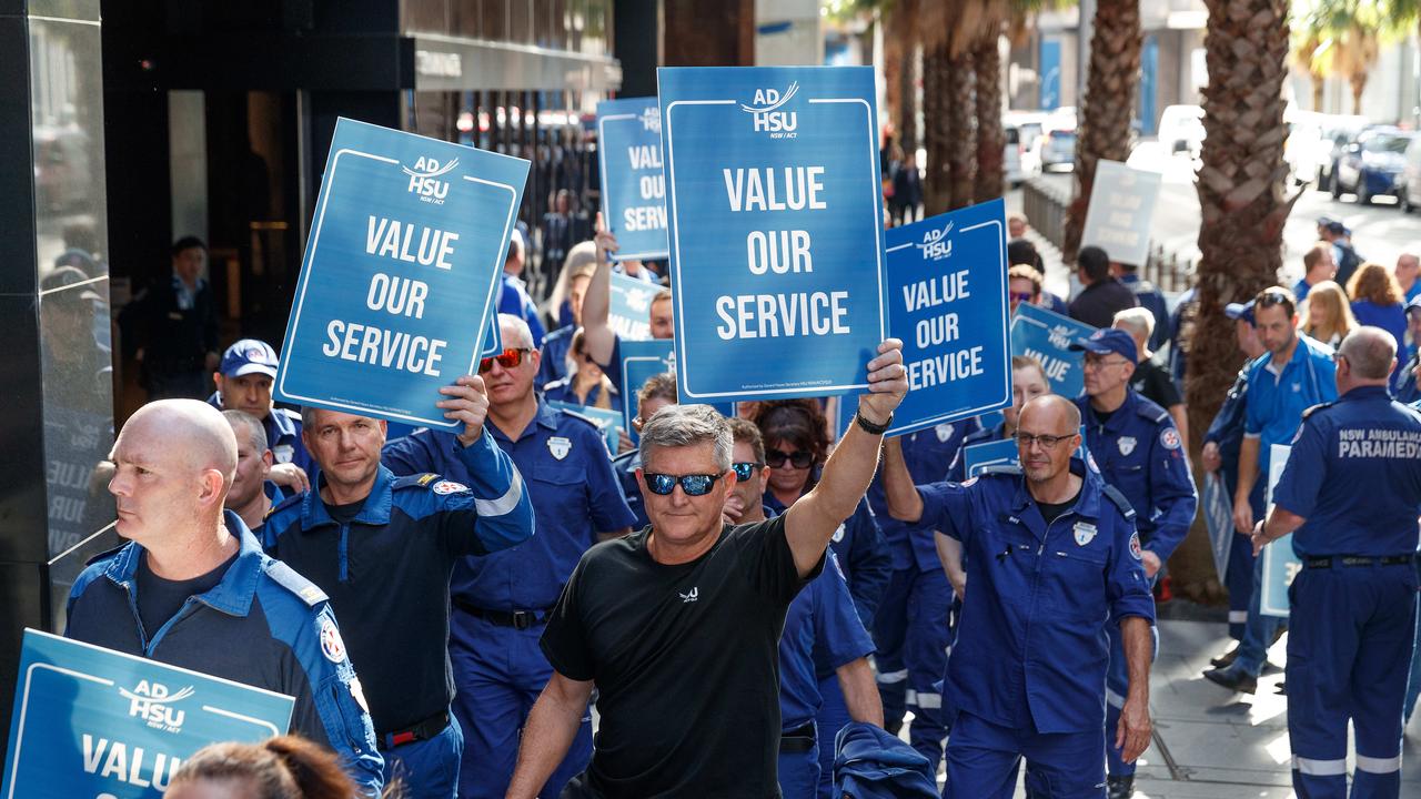 HSU members say the government’s offer do not reflect the union’s original ask of a 20 per cent increase to base pay. Picture: NCA NewsWire/ David Swift