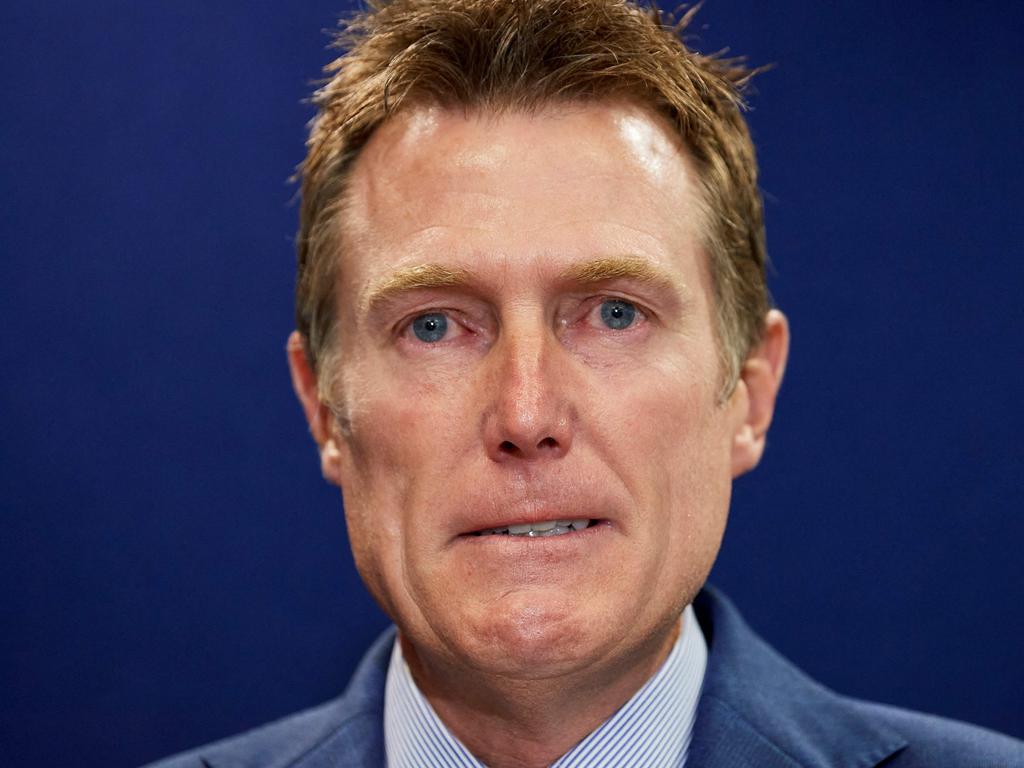 Mr Porter’s mental health leave will end on March 31. Picture: Stefan Gosatti / AFP