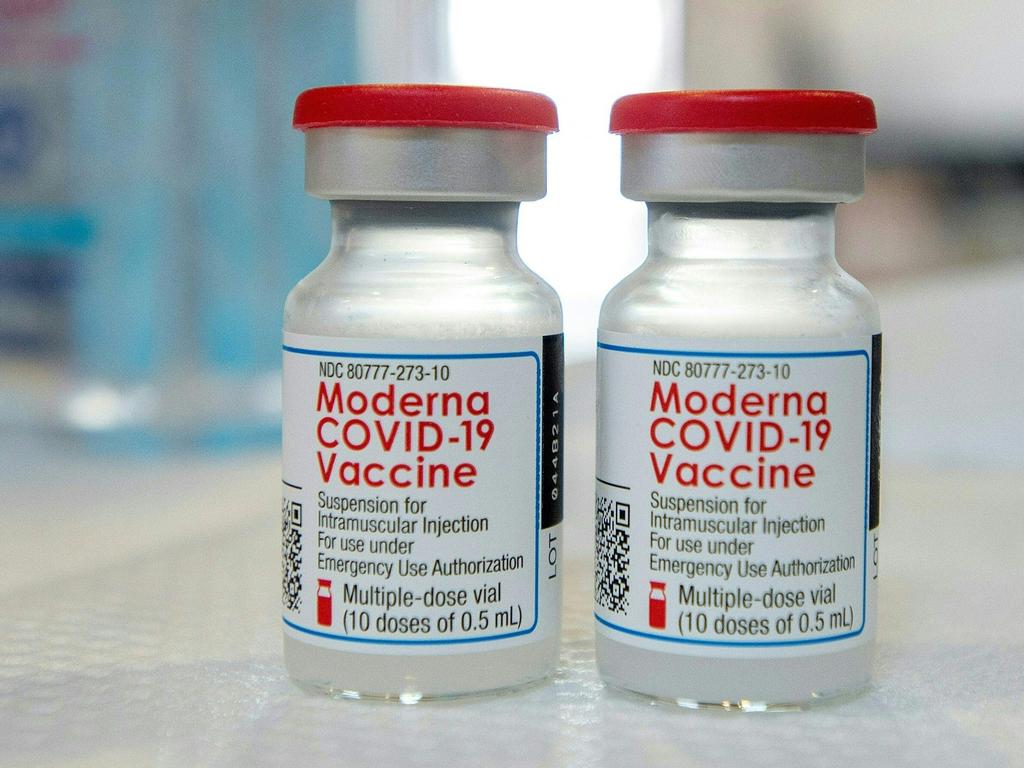 The TGA has granted provisional determination to Moderna for use of it’s vaccine in children aged 6-11 years old. Picture: Joseph Prezioso / AFP