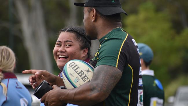 Premier Womens rugby between Wests and Norths. Saturday April 1, 2023. Picture: Nick Tucker.