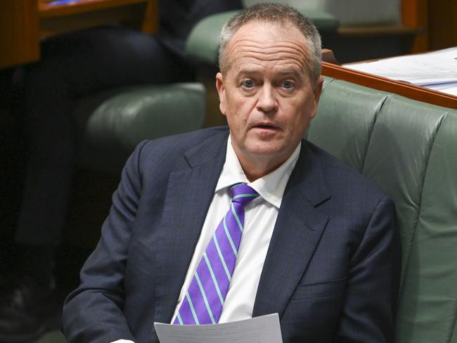 CANBERRA, Australia, NewsWire Photos. June 5, 2024: NDIS and Government Services Minister Bill Shorten during Question Time at Parliament House in Canberra. Picture: NewsWire / Martin Ollman