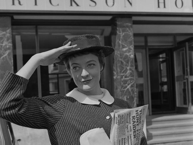 Maggie Smith in 1957. Picture: Getty Images