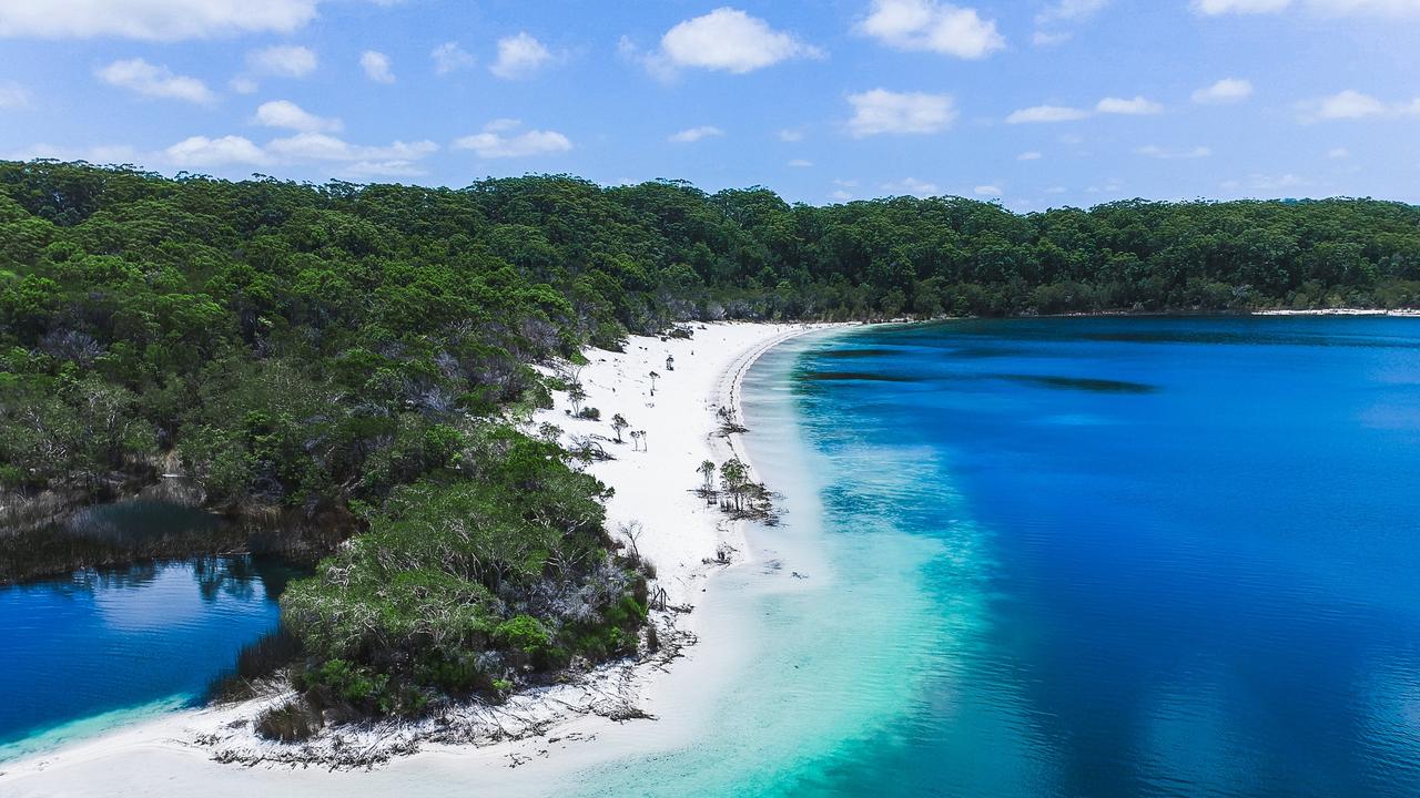 Fraser Island is set to offer $1 breakfast deals. Pictured: Lake Mackenzie, Fraser Island.