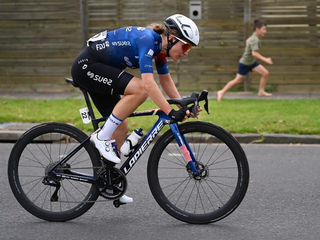 Loes Adegeest claimed victory at the Cadel Evans Great Ocean Road Race. Picture: Tim de Waele