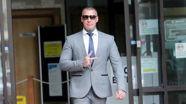 Former Bad Boys stripper Michael Timothy Borgen leaves the Cairns Supreme Court after pleading guilty to trafficking cocaine. PICTURE: STEWART MCLEAN