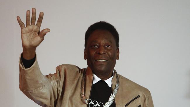 Brazilian football legend Pele pictured in 2016.