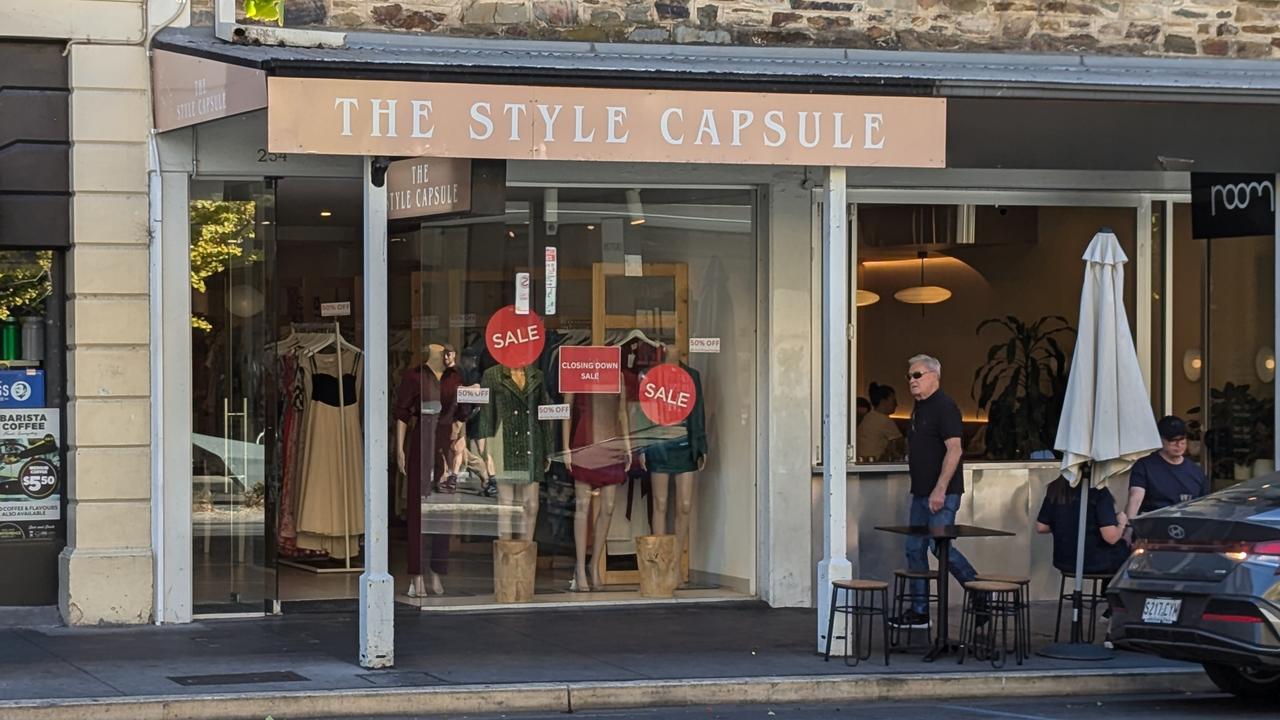 The Style Capsule on Rundle St is closing down. Picture: Darren Chaitman
