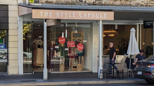 The Style Capsule on Rundle St is closing down. Picture: Darren Chaitman