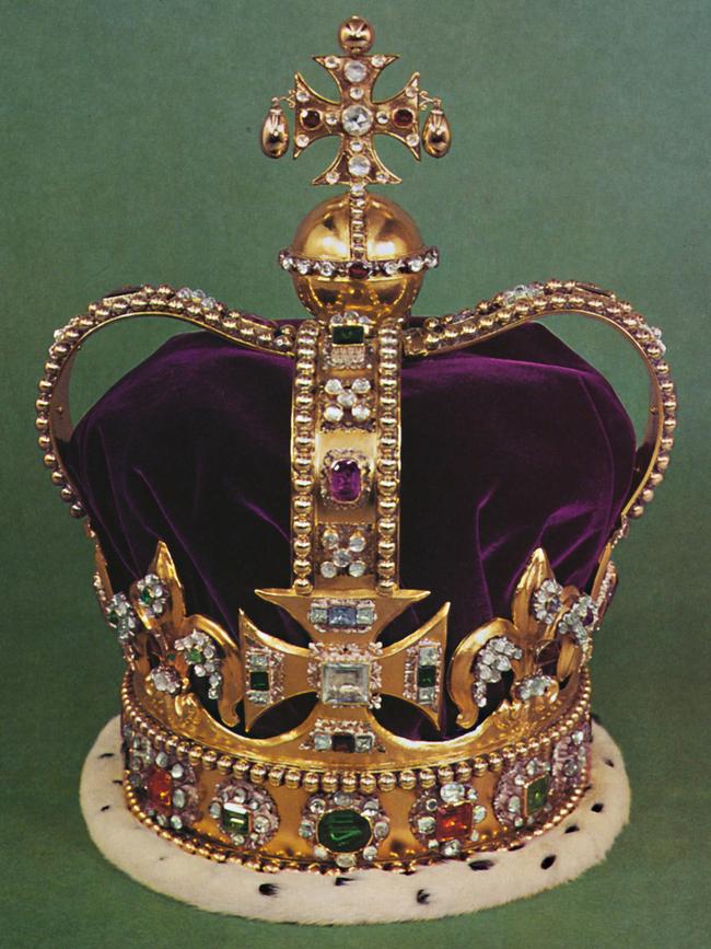 'St. Edward's Crown. Picture: The Print Collector/Getty Images