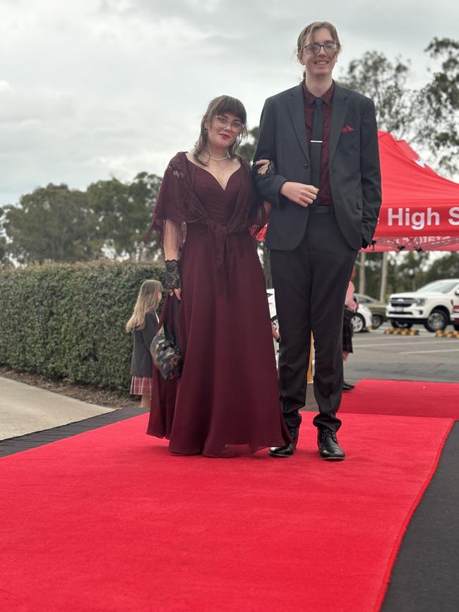 The students of Urangan State High School celebrating their formal.