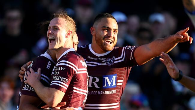 Manly have hit top form again under Hasler. Photo by Jason McCawley/Getty Images.