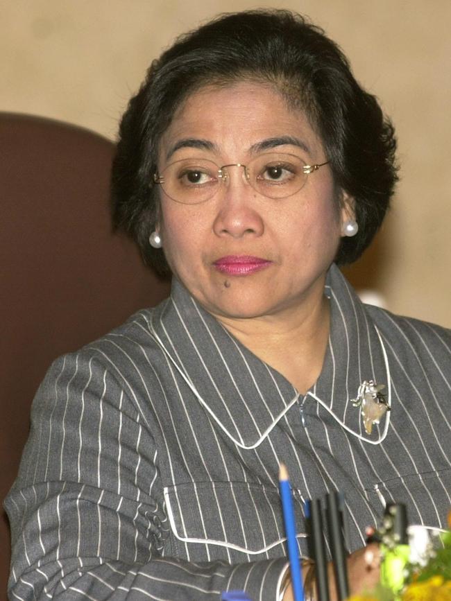Megawati Sukarnoputri in 2002.