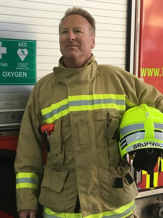 Firefighter John Bromwich was diagnosed with non-Hodgkins lymphoma six years ago.